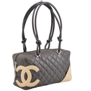 Chanel Bowling Coco Bag Brown Cambon Mark